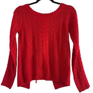 dELiA*s Vibrant Red Women's Cardigan